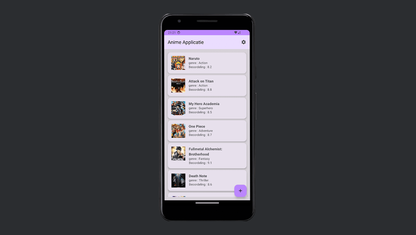 Android Anime App