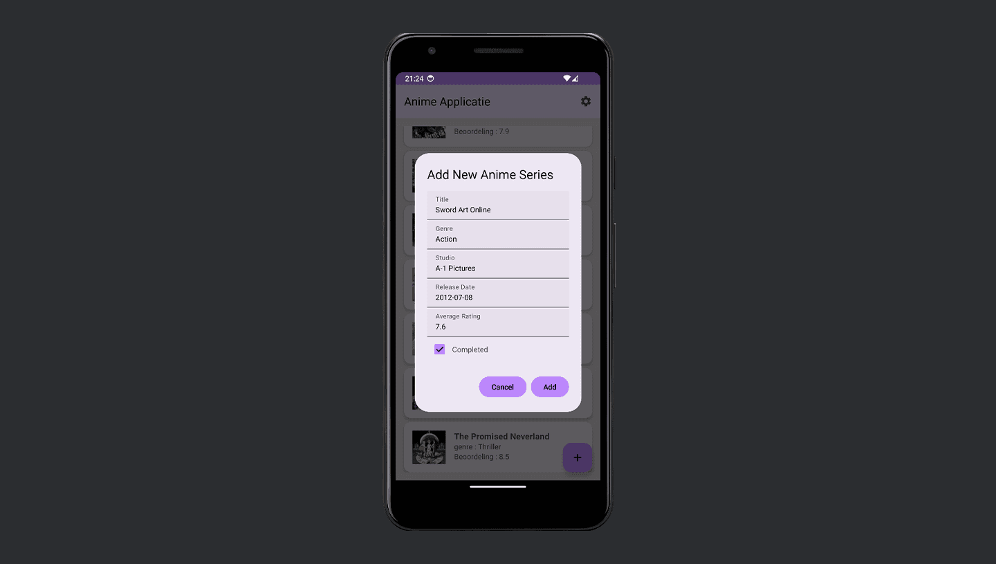 AndroidAppAddAnime